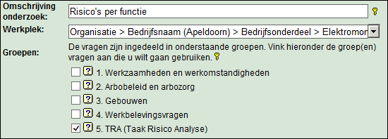 TRA_Selectie_Groepen